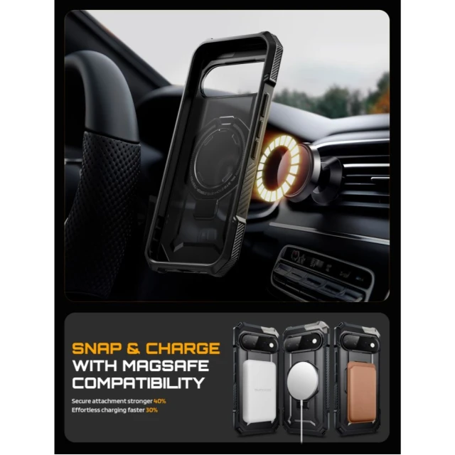 Чохол Supcase UB Grip Mag для Google Pixel 11 Pro XL Black with MagSafe (843439164161)