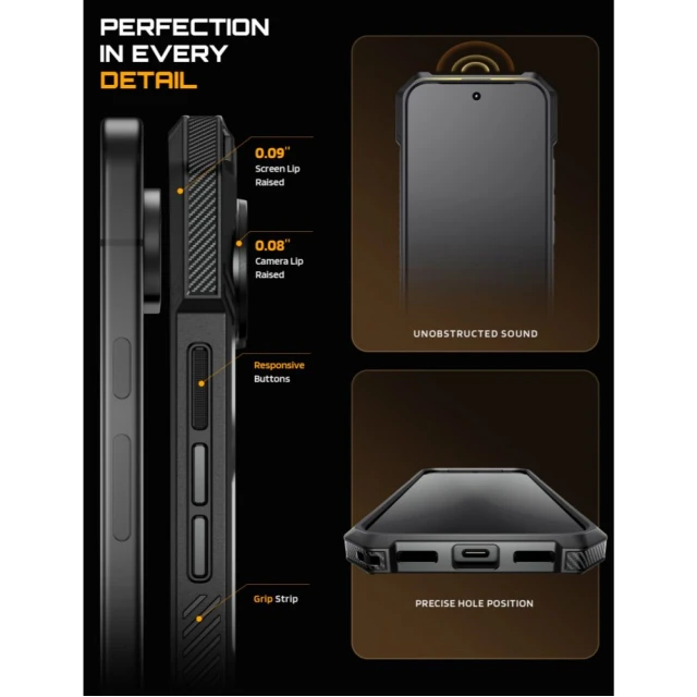 Чохол Supcase UB Grip Mag для Google Pixel 11 Pro XL Black with MagSafe (843439164161)