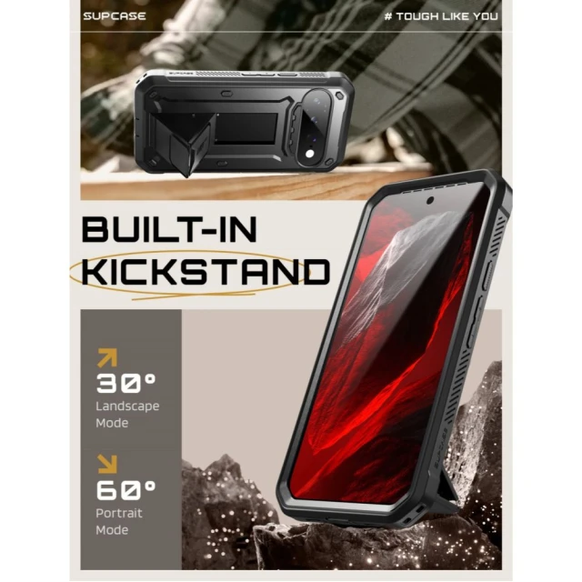 Чохол Supcase Unicorn Beetle Pro для Google Pixel 11 Pro XL Black (843439164178)
