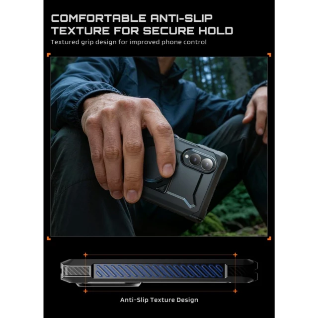 Чохол Supcase UB Grip Mag для Samsung Galaxy Fold 8 Black with MagSafe (843439164291)