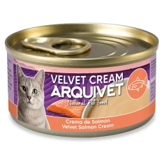 Вологий корм для котів Arquivet Velvet з лососем 80 г (8435117813861)