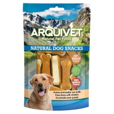 Ласощі для собак Arquivet пресовані кістки з куркою 100 г (8435117821163)