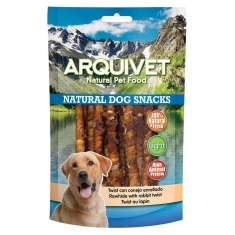 Ласощі для собак Arquivet Палички з кроликом 13 см 100 г (8435117821248)