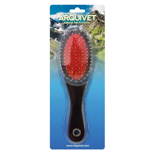 Щітка двостороння для собак і котів Arquivet 22 x 5,5 см (8435117823327)