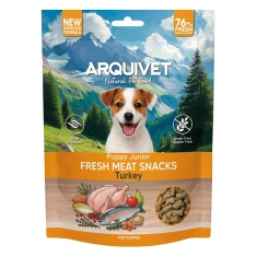 Напіввологі ласощі для цуценят Arquivet Fresh з індичкою 800 г (8435117830585)