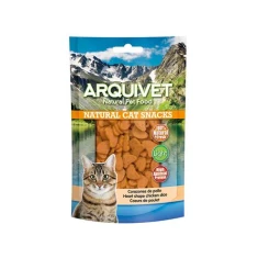 Ласощі для котів Arquivet серця з куркою 50 г (8435117842021)