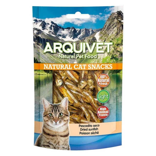 Лакомства для кошек Arquivet сушеные рыбки 50 г (8435117842090)