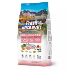 Напіввологий корм для собак Arquivet Fresh з лососем та індичкою 10 кг (8435117893085)