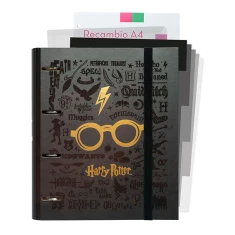 Класер Harry Potter A4 4 кільця гумка (CBK0068A)