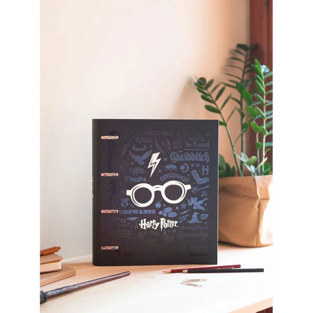 Класер Harry Potter A4 4 кільця гумка (CBK0068A)