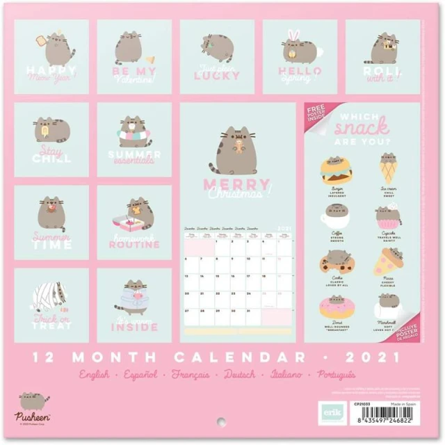 Календарь Pusheen Foodie 2021 (CP21033)