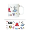 Кружка керамическая BT21 300ml (TAZ042)