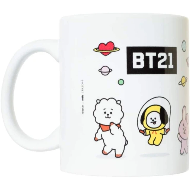 Кружка керамическая BT21 300ml (TAZ042)
