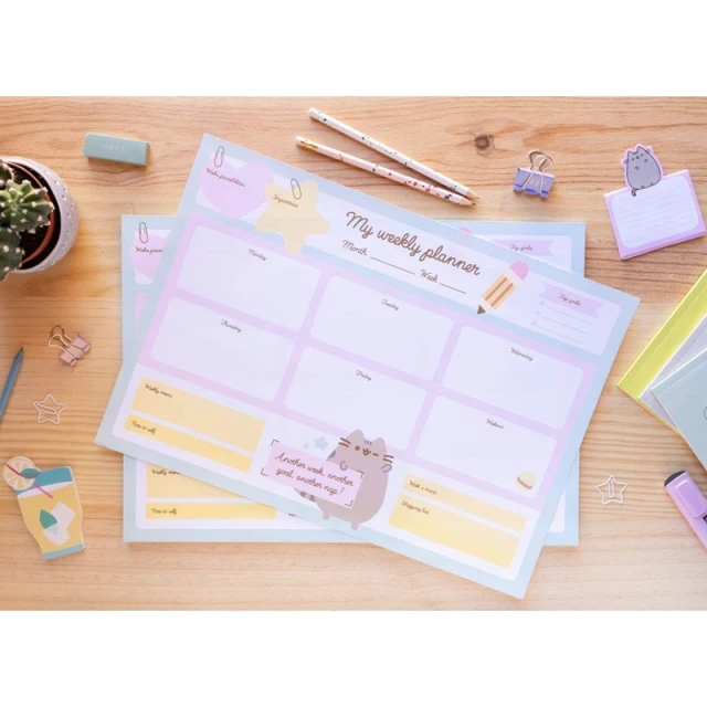 Планер тижневий Pusheen Foodie A3 54 сторінки (BPSA30002)