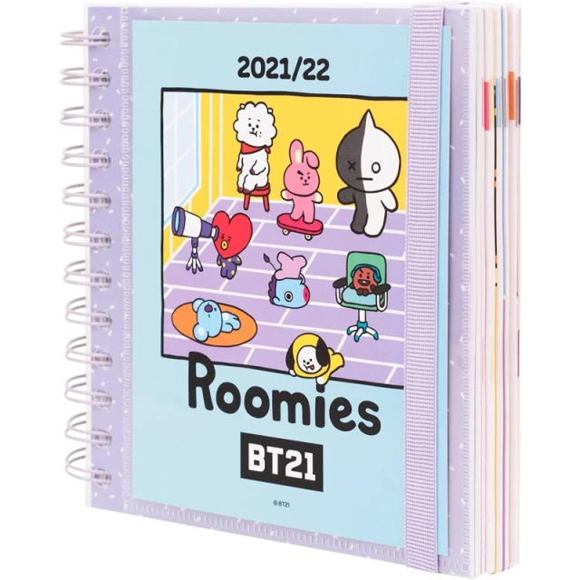 Календар BT21 шкільний планер 2021/2022 Blue (ADPM2103)