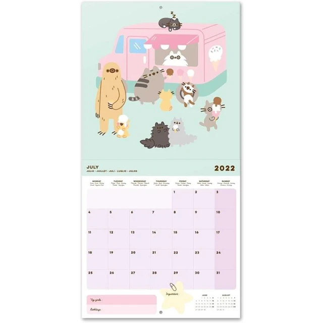 Календар настінний Pusheen Foodie 2022 30x30 см (CP22019)