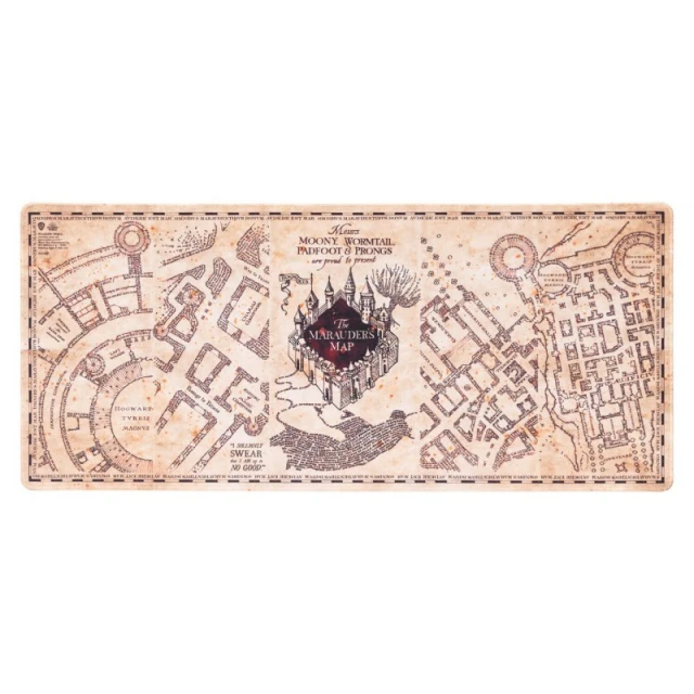 Килимок для геймінгу XXL Harry Potter Карта Мародерів 80x35 см (MGGE022)