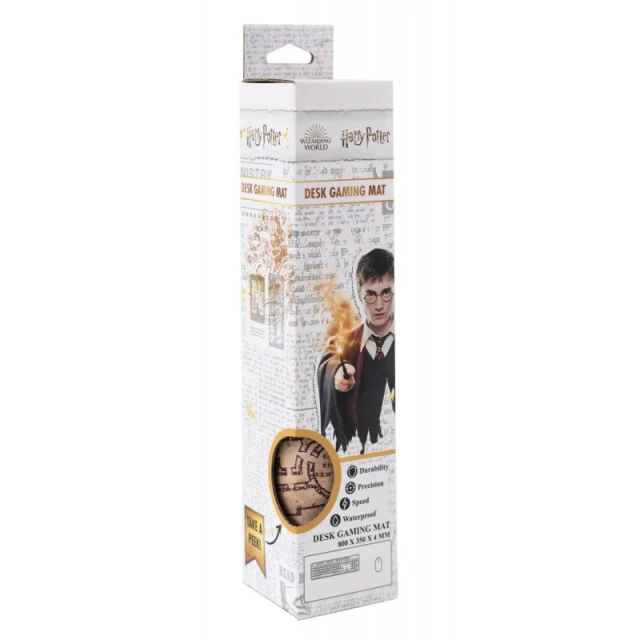 Килимок для геймінгу XXL Harry Potter Карта Мародерів 80x35 см (MGGE022)
