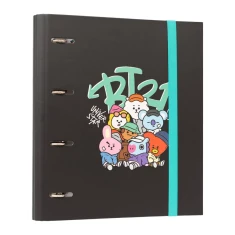 Швидкозшивач A4 BT21 Street Mood 4 кільця з гумкою (CAT0104)
