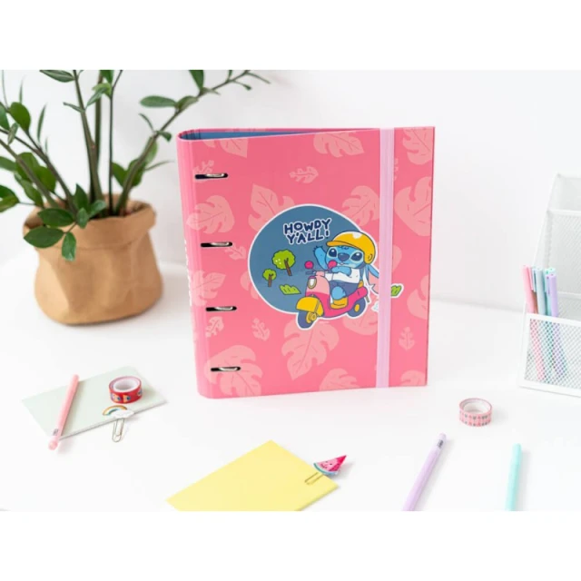 Сегрегатор A4 Disney Stitch 4 кільця + гумка (CAT0105)