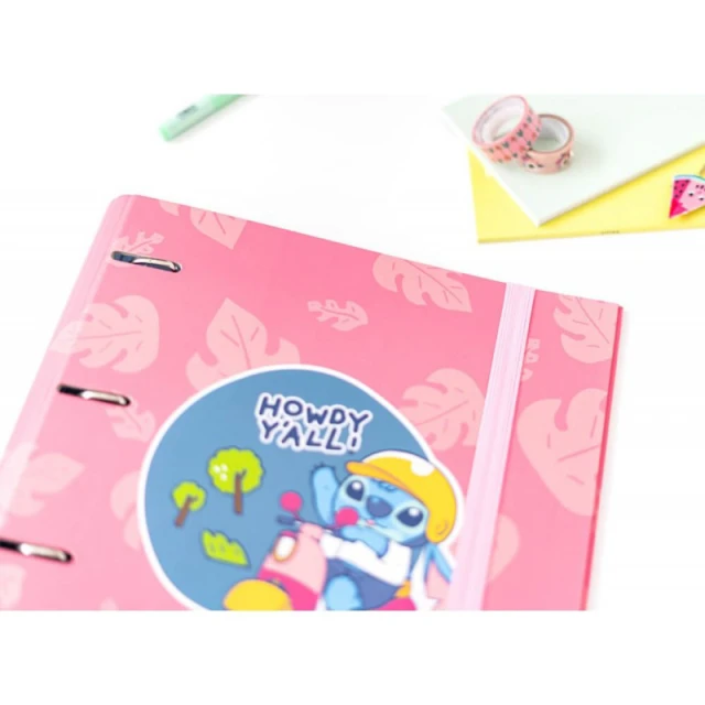 Сегрегатор A4 Disney Stitch 4 кільця + гумка (CAT0105)