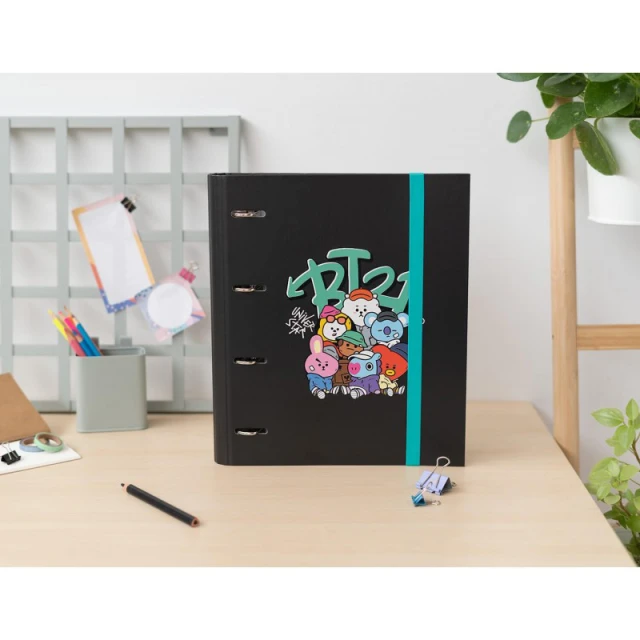 Сегрегатор A4 BT21 Street Mood 4 кільця з гумкою (CBK0104)
