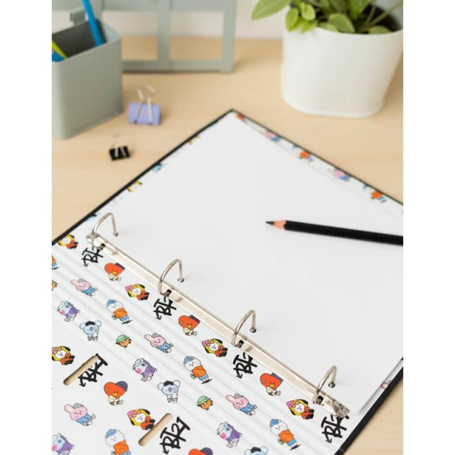 Сегрегатор A4 BT21 Street Mood 4 кільця з гумкою (CBK0104)