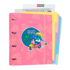 Сегрегатор A4 Disney Stitch 4 кільця + гумка (CBK0105)