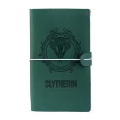 Блокнот дорожний шкіряний Harry Potter Slytherin 12x19,6 см Green (CTBV018)