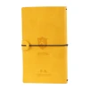 Шкіряний дорожний блокнот Harry Potter Hufflepuff 12x19.6 см Yellow (CTBV019)