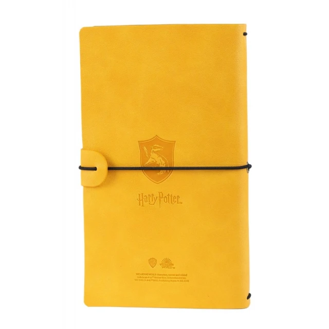 Шкіряний дорожний блокнот Harry Potter Hufflepuff 12x19.6 см Yellow (CTBV019)