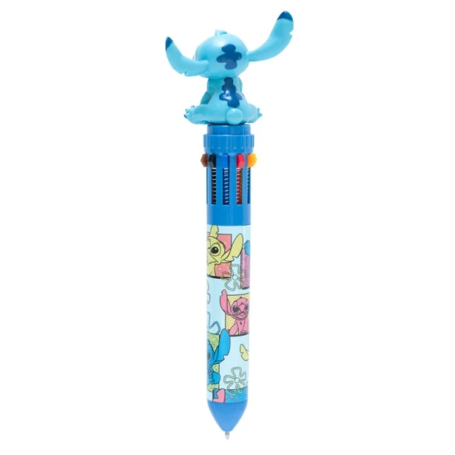 Ручка автоматична Disney Stitch 10-кольорова з фігуркою 3D (B3DGE007)
