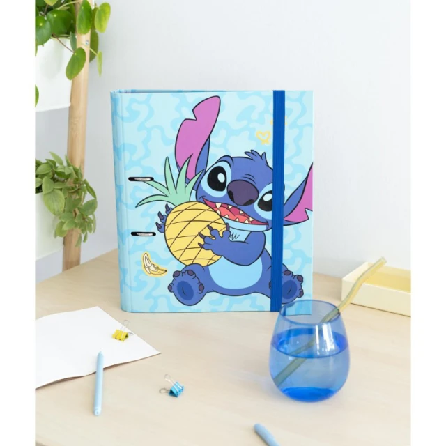 Сегрегатор A4 Disney Stitch Tropical 2 кольца + резинка (C2AT0063)