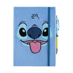 Блокнот плюшевий Disney Stitch A5 + ручка-ліхтарик Tropical (CPA5026)