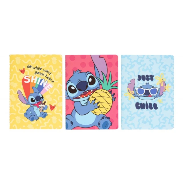 Набор тетрадей Disney Stitch Tropical A5 3 шт (PCA5006)