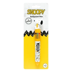Ручка автоматична Snoopy 10-кольорова з 3D фігуркою (B3DGE015)