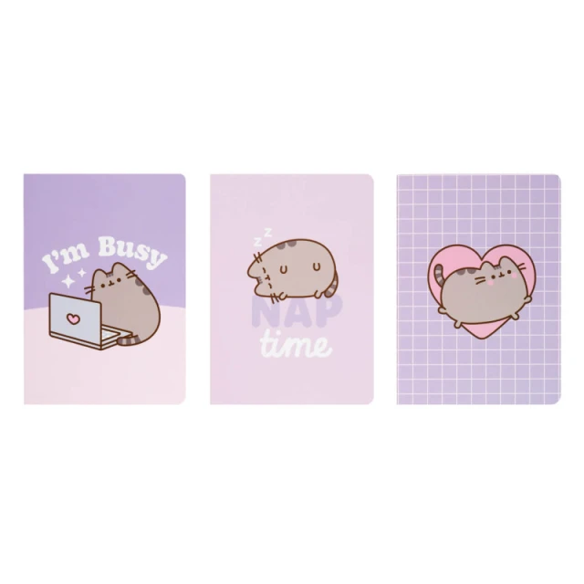 Набір зошитів Pusheen A6 Moments 3 шт. (PCA6011)