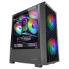 Корпус Tacens MARS MC-VORTEX 3x120mm FRGB mATX (8435693107927)