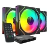 Набір вентиляторів Tacens Mars MF-3DPROKIT 120 мм ARGB 3 шт з контролером Black (8435693109945)