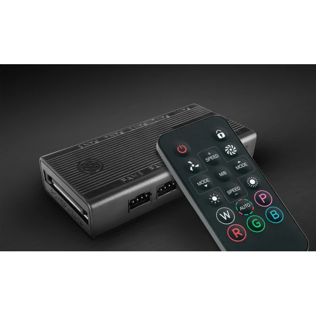 Набір вентиляторів Tacens Mars MF-SI4KIT 120 мм ARGB 4 шт з контролером Black (8435693109983)