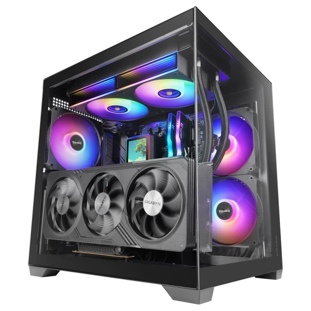 Корпус Tacens Mars MC-VIEW3 3xARGB USB-C mATX (8435693114437)