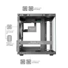 Корпус Tacens Mars MC-CUBE 1x ARGB USB-C mATX (8435693114802)