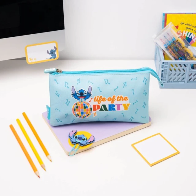Пенал Disney Stitch 3-комірний Waves (MARE0323)