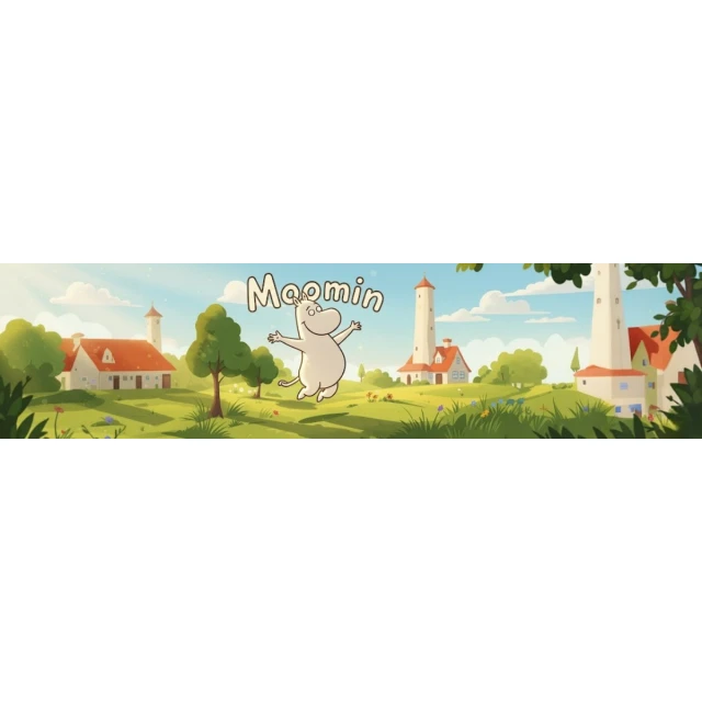 Магнитный блокнот Moomin 10x21 см с карандашом (NMGE016)
