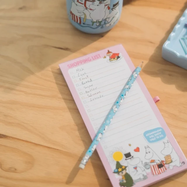 Магнитный блокнот Moomin 10x21 см с карандашом (NMGE016)
