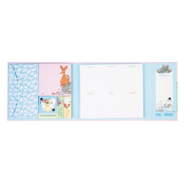 Планер тижневий Moomin A4 з липкими листочками (PSNA010)
