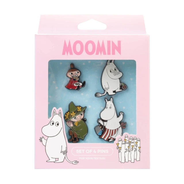 Набір значків Moomin Moments 4 шт (SET4P017)