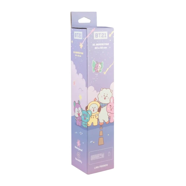 Ігрова килимок / килимок для письмового стола BT21 XXL 80x35 см (MGGE092)
