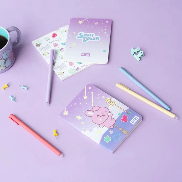 Зошит BT21 COOKY A6 3 шт (PCA6019)