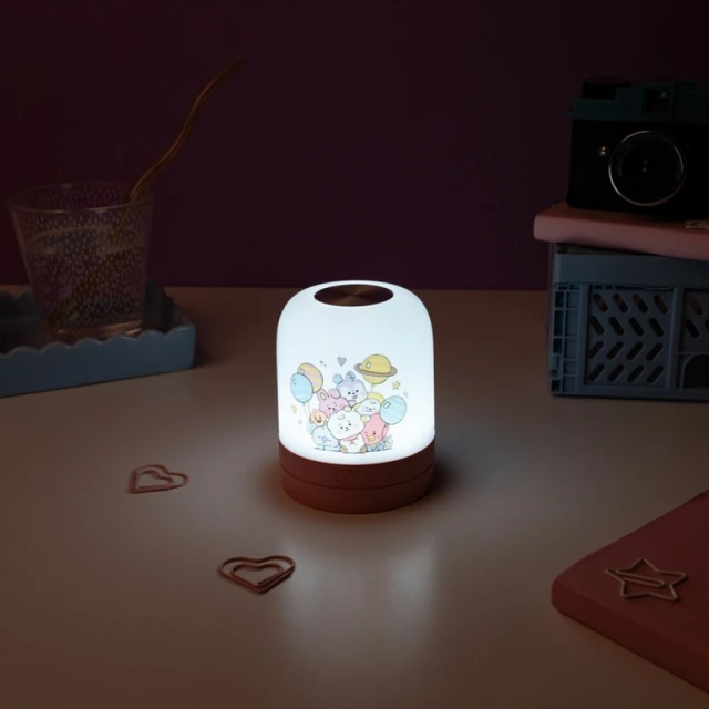 Лампа нічна BT21 LED бездротова USB-C з регулюванням яскравості (LAMPA002)